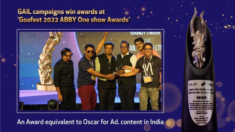 GAIL campaigns on environmental awareness win ABBY One Show Awards at Goafest 2022