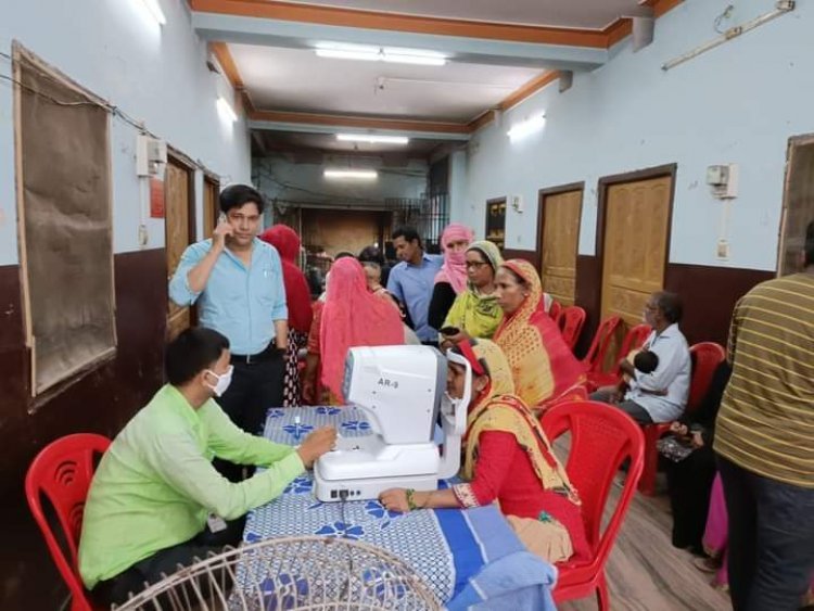 मुजफ्फरपुर में ए0एस0जी0आई0 अस्पताल एवं दिग्गज भारत संस्था के संयुक्त तत्वाधान में नेत्र जांच शिविर का किया गया आयोजन