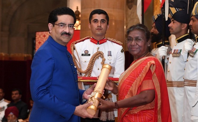 Shri Birla was awarded the Padma Bhushan for his contribution to trade and industry